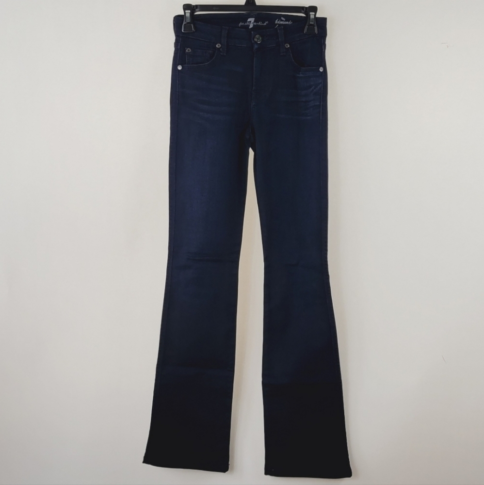 7 For All Mankind Kimmie Bootcut Blue Jeans Size 24 - Picture 4 of 9